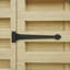 Charnières de porte à sangle H 4 po x l 1 po