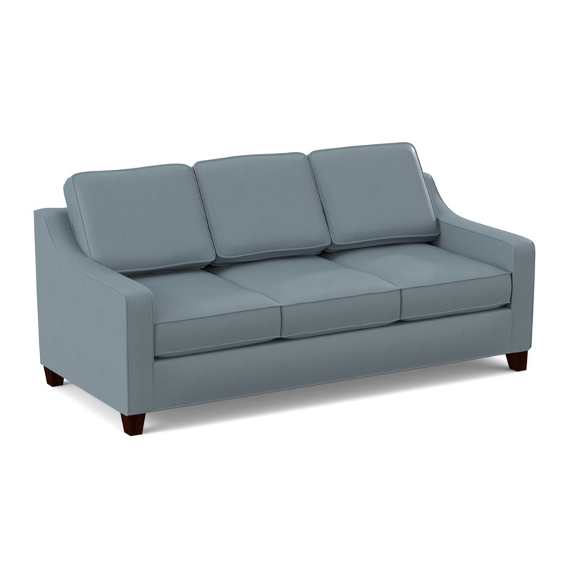 Clark 82" Square Arm Sofa with Reversible Cushions, Empire Mahogany, Dillon Williamsburg