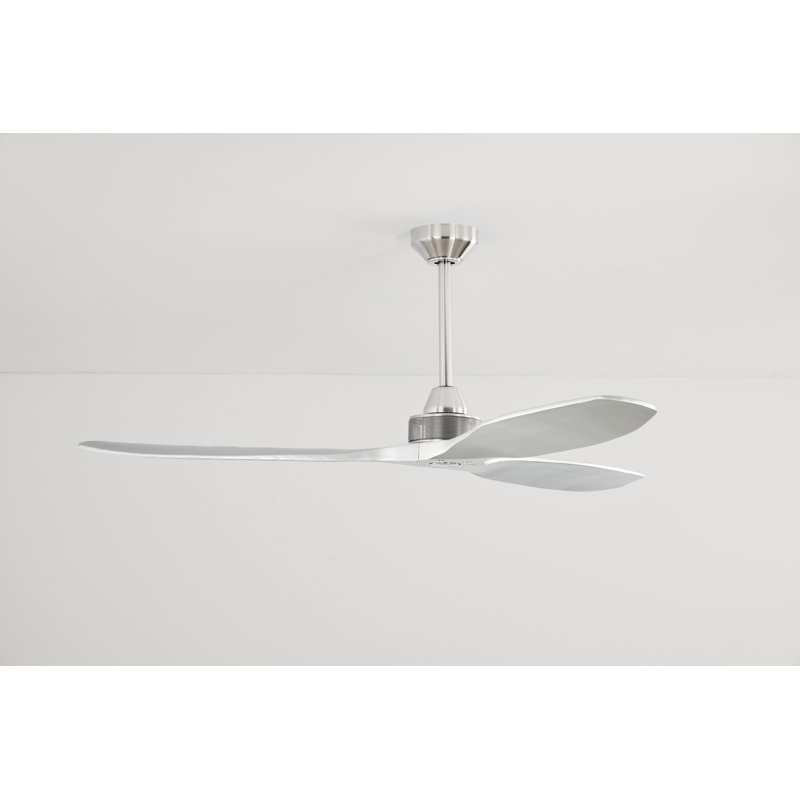 Hexanova Smart Ceiling Fan, 52", Brushed Steel