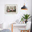 Rose Bouquets, impression encadrée sous verre rose et blanc, design par Petal Prints Design-2133771860-2133771863