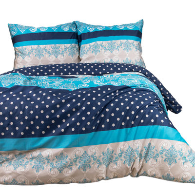 Cotton Duvet Cover Set with Pillow Shams Included