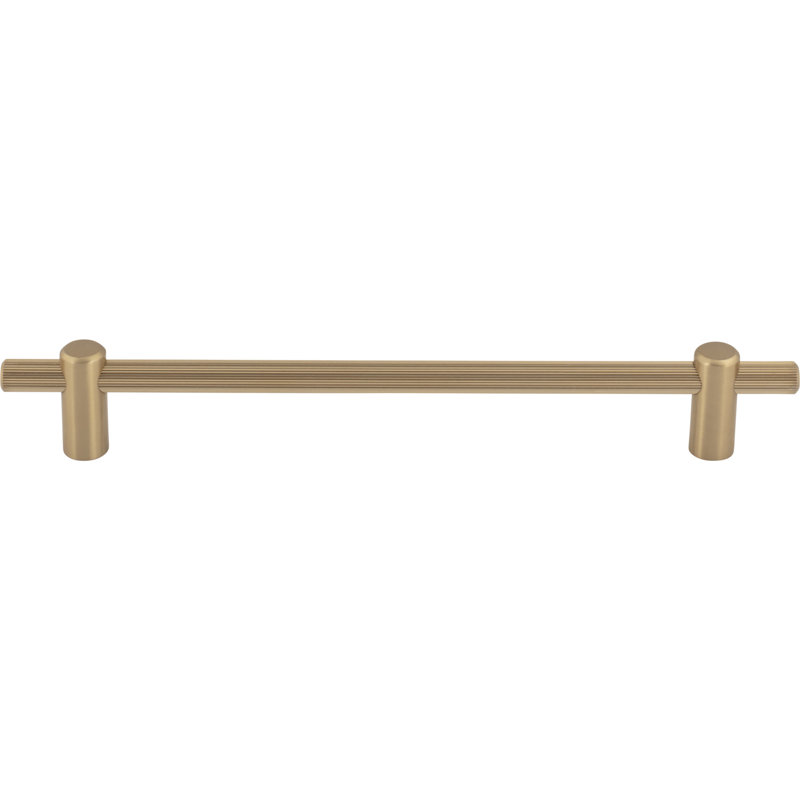Dempsey 12" Center To Center Bar Pull, Honey Bronze, 7 9/16" Center To Center