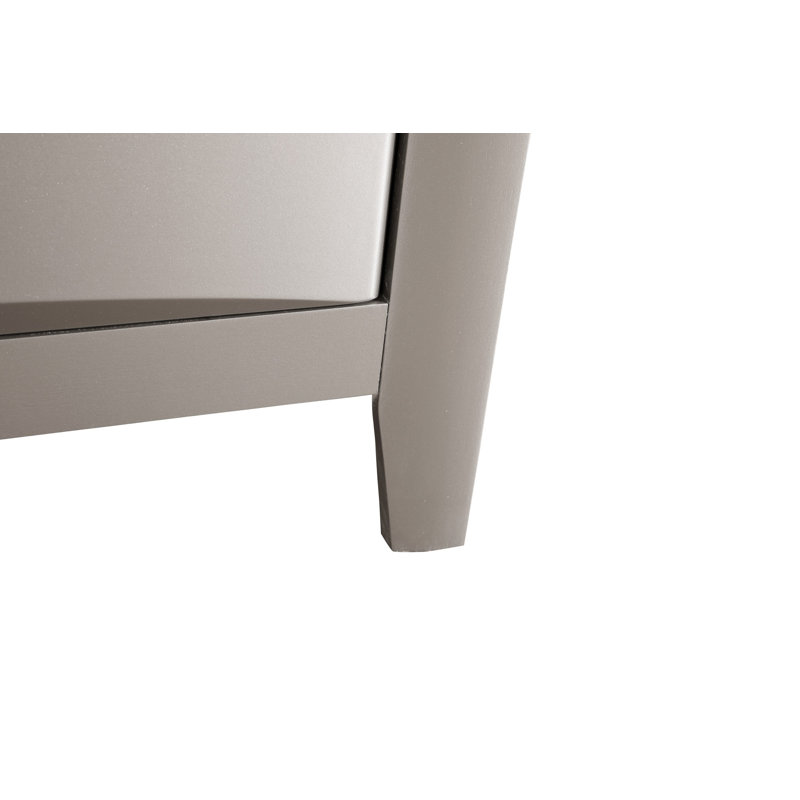 Marilla 32'' W 5 - Drawer Dresser, Silver