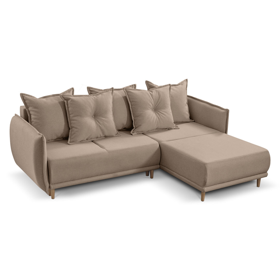 Ecksofa Afonso mit Bettfunktion