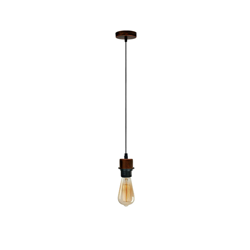 Dalston 1 - Light Single Pendant, Red