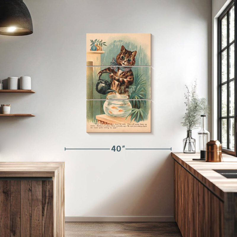 Louis Wain Cats V, H 38 po x l 24 po