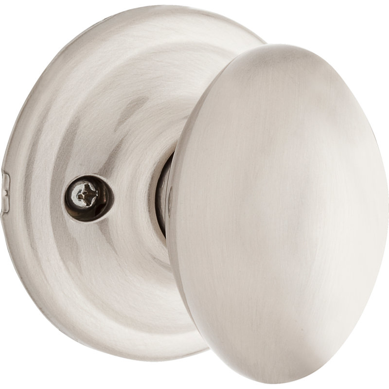 Laurel Half-Dummy Knob, Satin Nickel