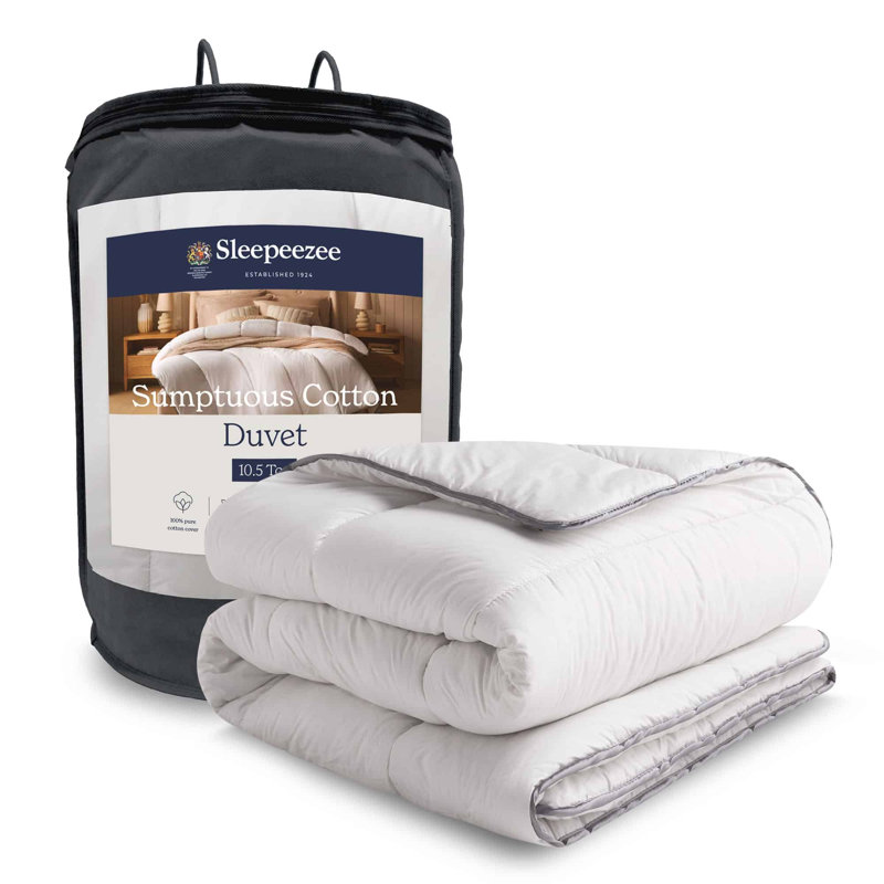 Sleepeezee Sumptuous Cotton 10.5 Tog Duvet, Single