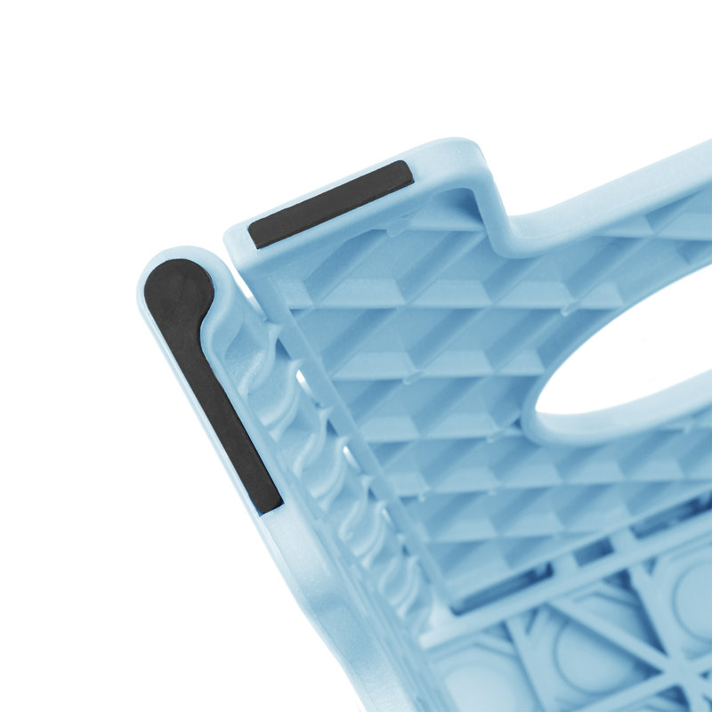 Lightweight Folding Step Stool, Light Blue