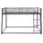 Ariatna Metal Floor Bunk Bed Over
