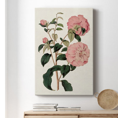 «Pink Floral Mix IV», reproduction sur toile tendue