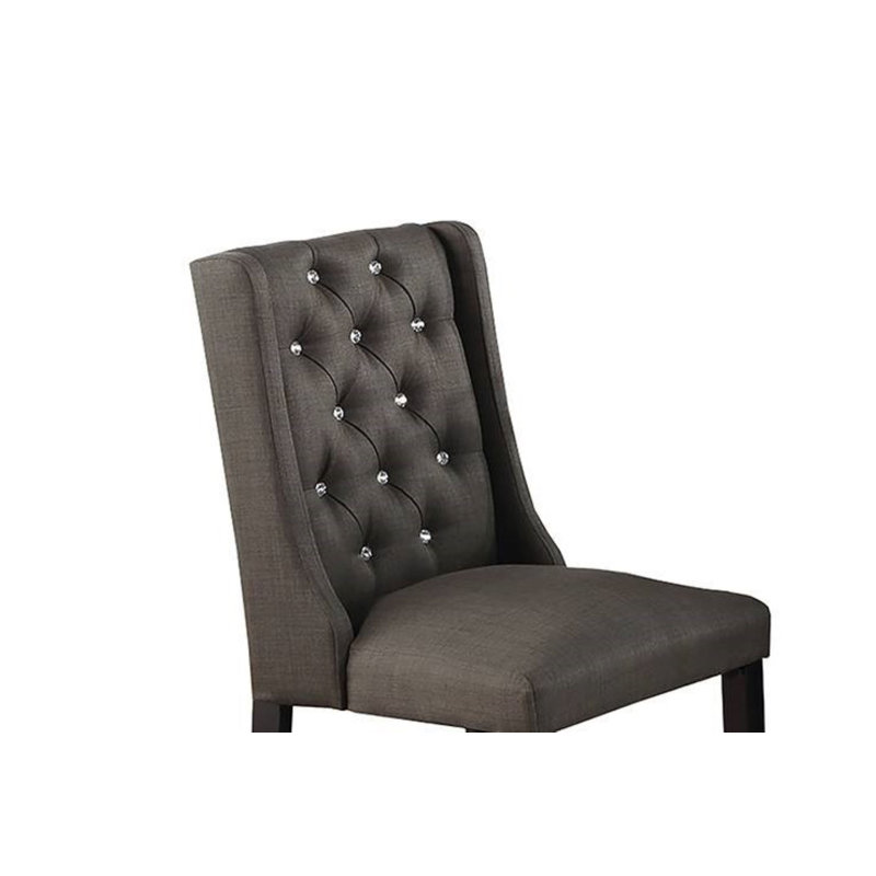 Sabellanni Tufted Fabric Upholstered Parsons Chair