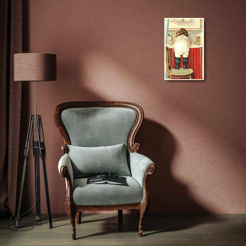 Art sur toile de la collection Charlton Home® Vintage Apple Collection, titré: Savon rétro