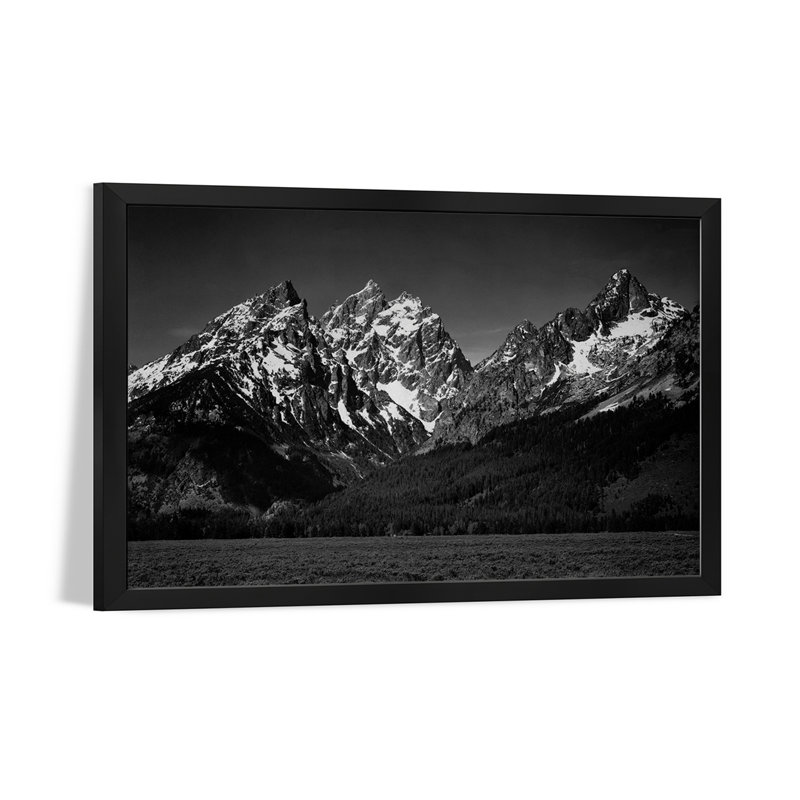 Affiche encadrée haut de gamme Grand Teton X par Ansel Adams, H 24 po x l 32 po
