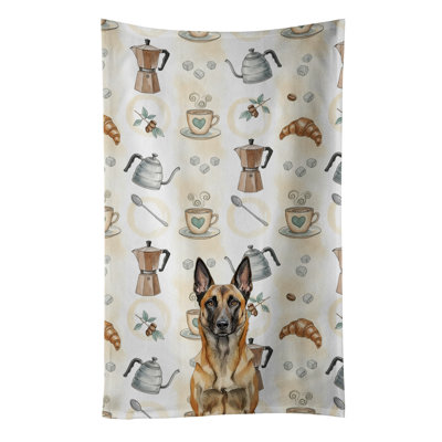 Belgian Malinois Coffee Bar Kitchen Towel