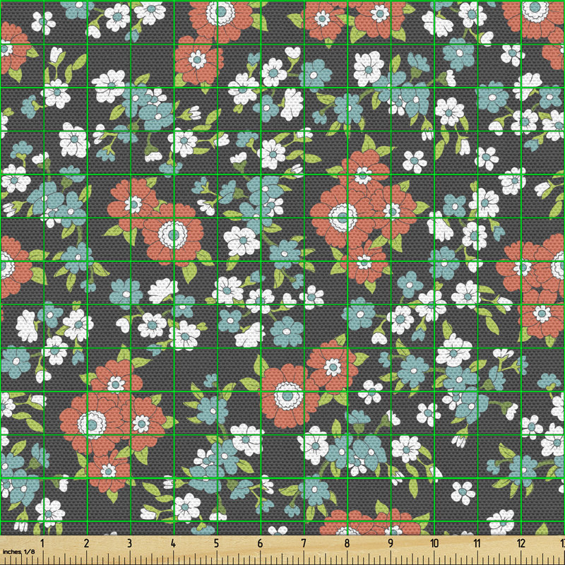 Chika Floret with Flowers Blossom Multi-Purpose Fabric