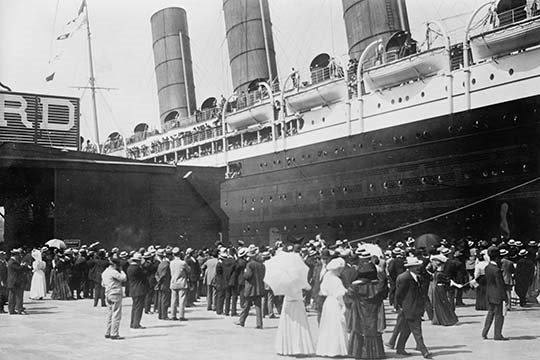 " Lusitania ", 24" H x 36" W