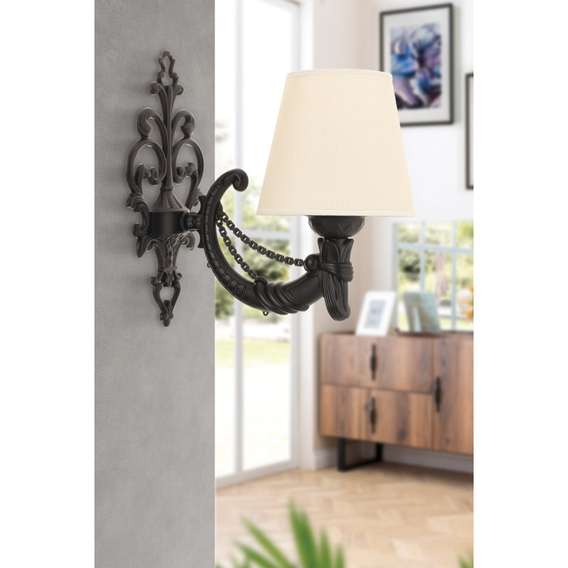 Lampe murale, Noir