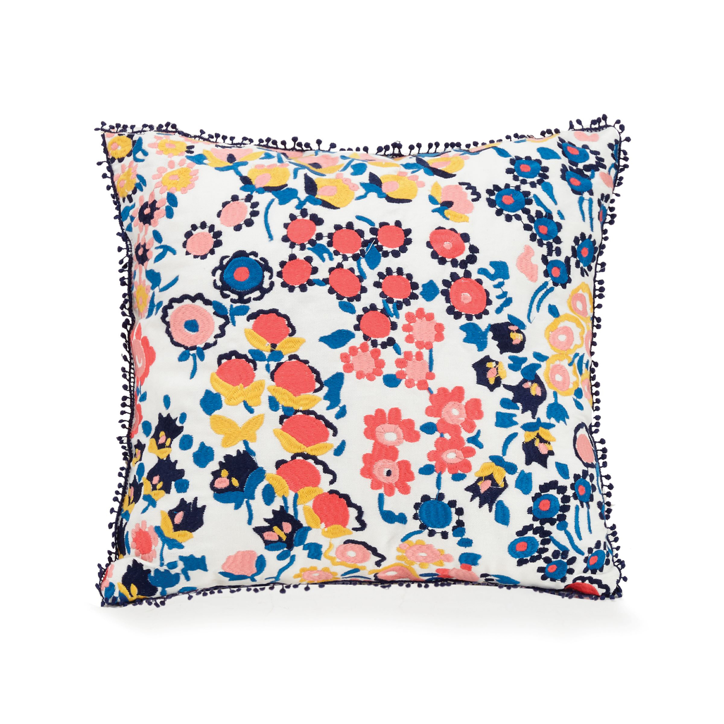 Vera Bradley Petite Floral Embroidered Accent Pillow & Reviews | Wayfair