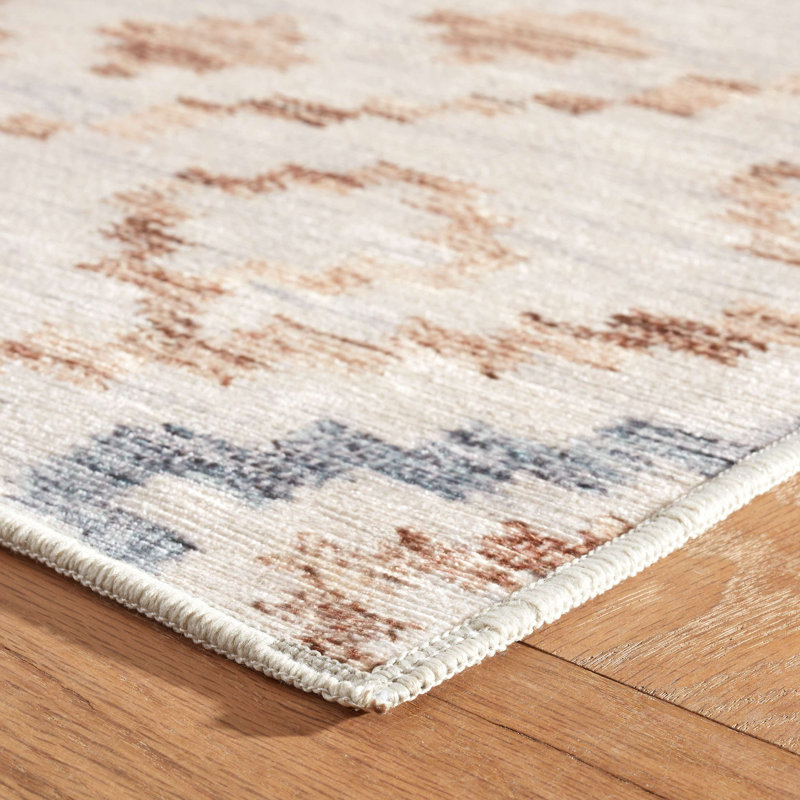 Jelly Roll Sky Machine Washable Rug, Rectangle 7'6" x 9'6"