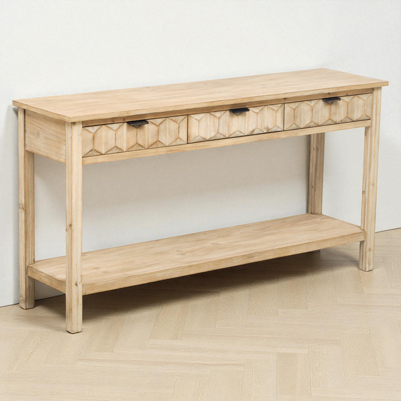 Console 60,03 po, Naturel