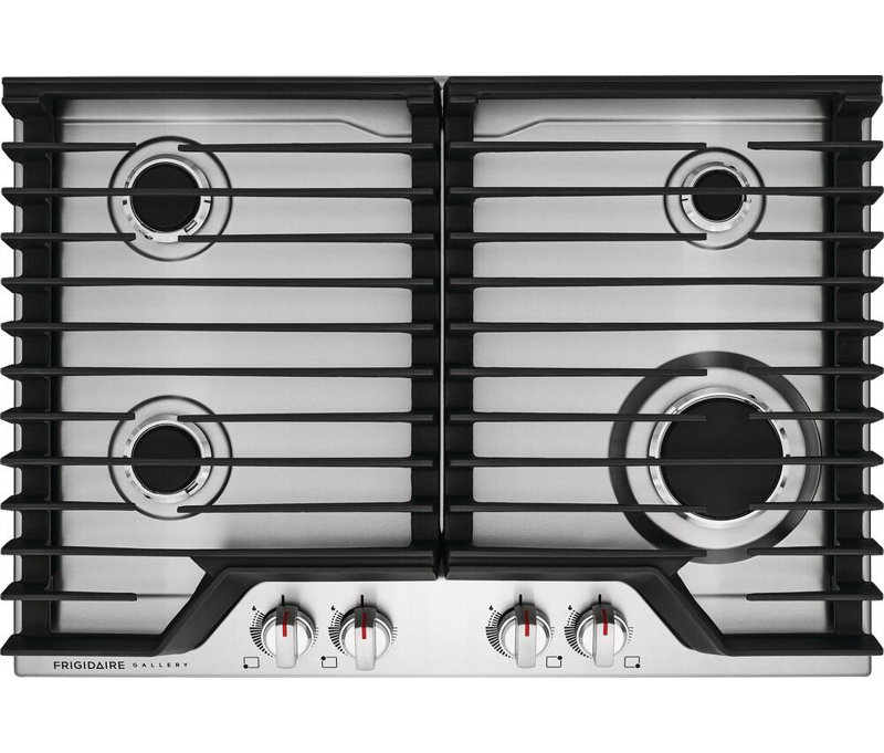 Frigidaire Gallery 30" Stainless Steel Natural Gas 4 Burner Cooktop