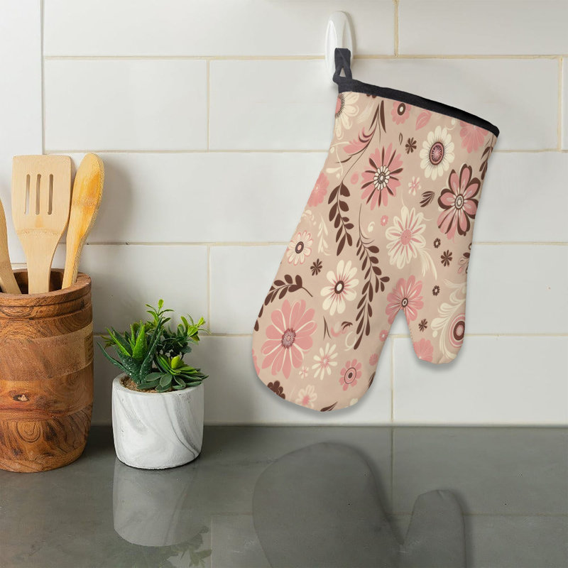 Sergé en coton Funky Blossom Pop Oven