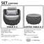 Ensemble de chaises de patio pour 2 personnes avec table basse-840142288-840141866-840141867
