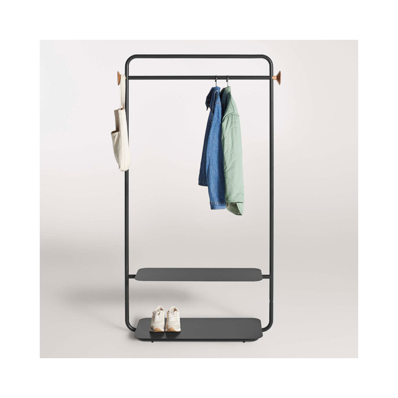 Garden Party 40'' Metal Clothing Rack, Oblivion