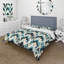 Black Urban Industrial Ikat Symphony - Ensemble de housse de couette Ikat-1274550063