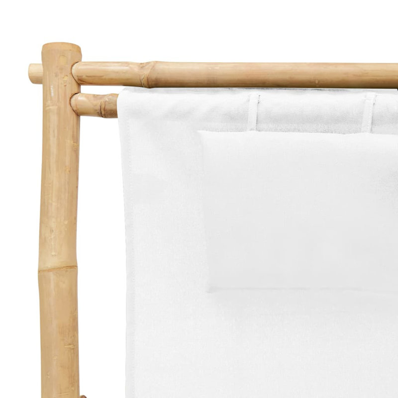 Chaise longue Otavio, Crème / blanc