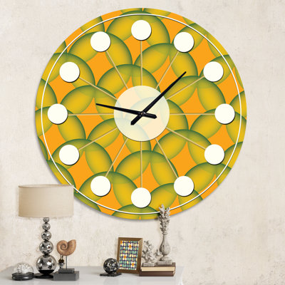 Horloge murale rétro Mid-Century