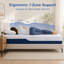 Matelas en mousse à mémoire de forme 6 po Cool (nouveau), sans fibre de verre, toucher moyen, mousse à circulation d'air fraîche, sécuritaire et confortable, matelas dans une boîte-311803281