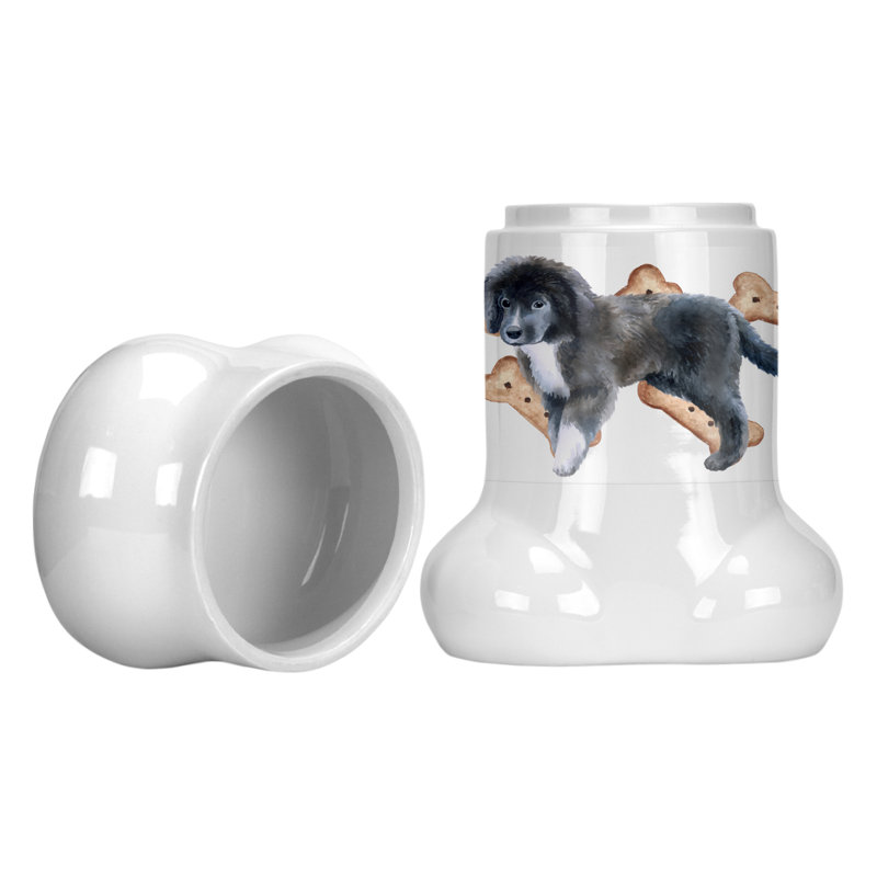 Pot à chiot en forme d’animal de terre-neuve