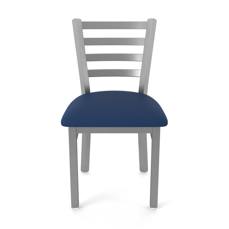 Chaise stationnaire Jackie, Vinyle - brise saphir