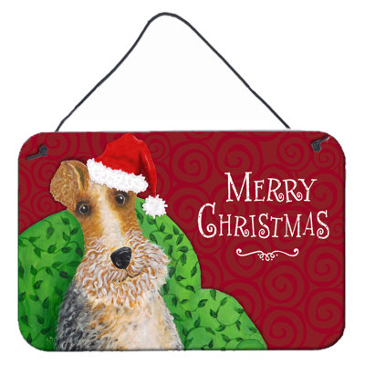 Décoration murale à imprimé de Noël à imprimé de renard de Noël