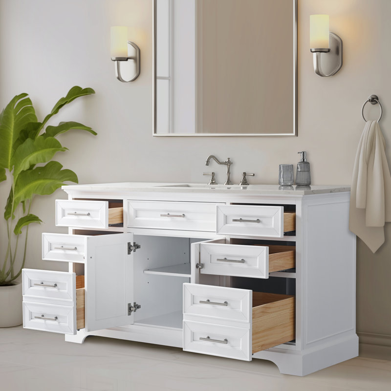 Haisley 60" W Single Vanity
