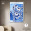 «Cobalt Floral Blue Decor» par Art Remedy-119995230-122946544