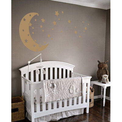 Adhésif décoratif lune et étoiles