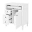 Armoire de salle de bain moderne 30 po avec lavabo, construction, 2 tiroirs et tiroir escamotable