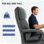 Chaise de bureau avec rembourrage moelleux et pivotant lisse