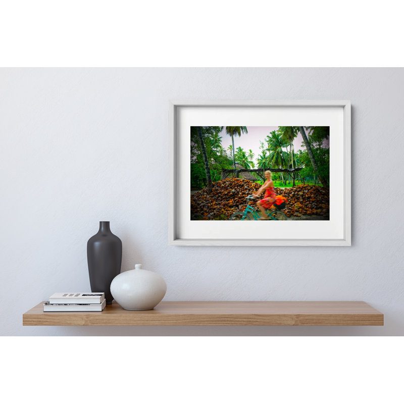 Coconut Dream Print by Joseph Regan, 14" H x 16" W x 0.75" D, White