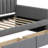 Upholstered Daybed With Drawers-1922616138