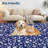 Floral Machine Washable Rug for Living Room Indoor Carpet for Home Decor Aesthetic Non-Slip Modern Rug for Bedroom Dining Room Office Nursery Playroom Teen Dorm-1025031042