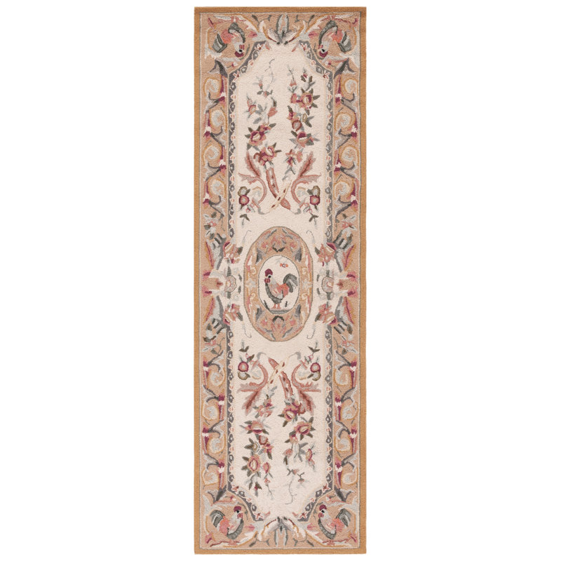 Chelsea Hand Hooked Wool Pile Rug, Runner 2'6" x 6'