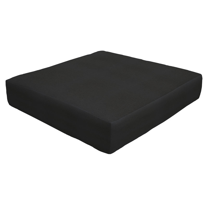 Coussin de repose-pieds Sunbrella intérieur / extérieur Knife Edge, H 5 po x l 23 po x p 20 po