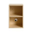 Meuble-lavabo mural 54 po avec lavabo en céramique et tablettes de rangement