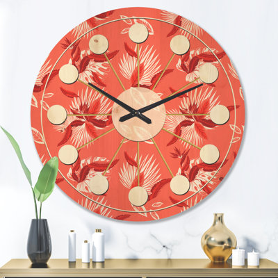 Solid Wood Wall Clock
