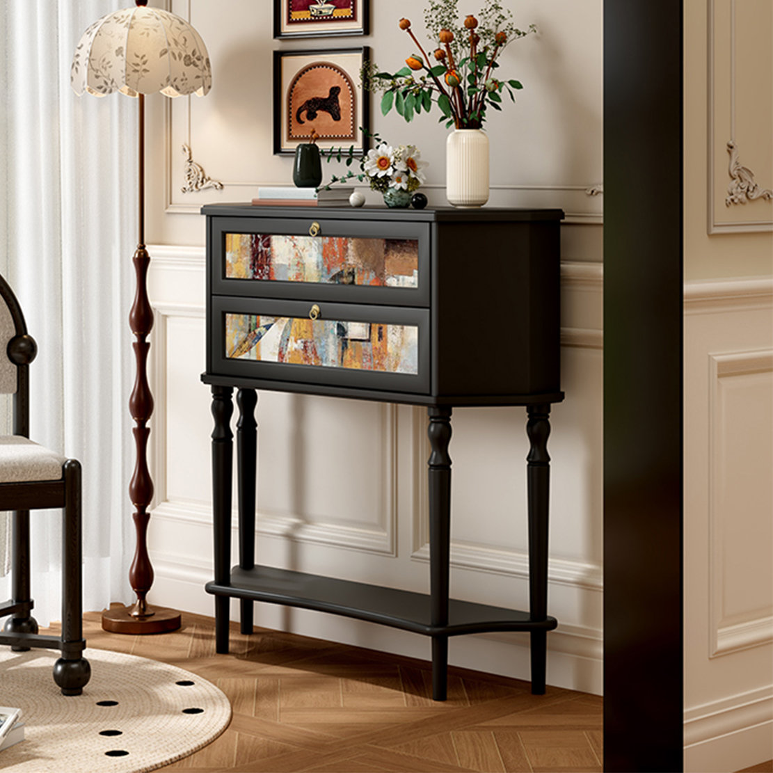 interanest Retro Minimalist Solid Wood Console Table | Wayfair