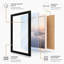 Above the Clouds Minimalist - Framed Print-1811626882-1811626886
